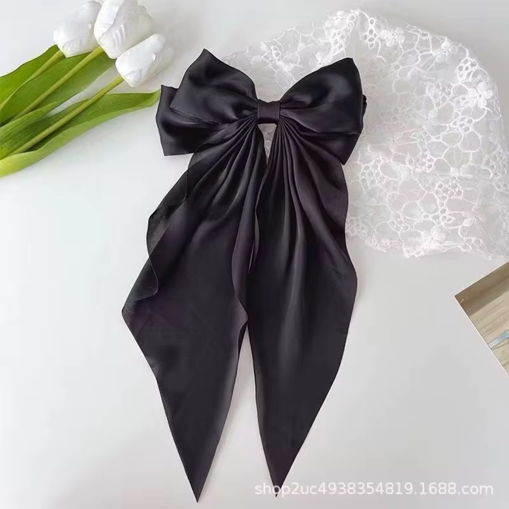 Oversized Black Bow